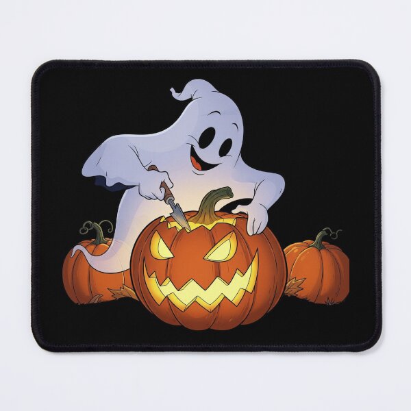 Item preview, Funny Ghost with Pumpkin designed and sold by KunoKR.