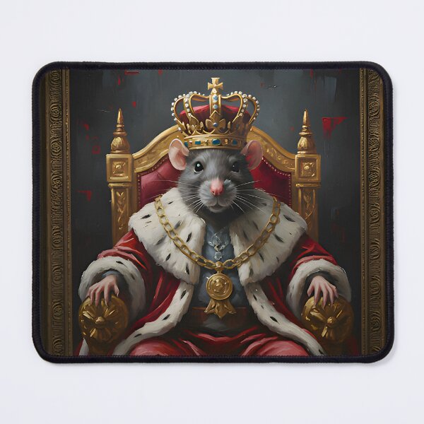 Item preview, The King of Rats sitting on his golden throne designed and sold by jotcar.