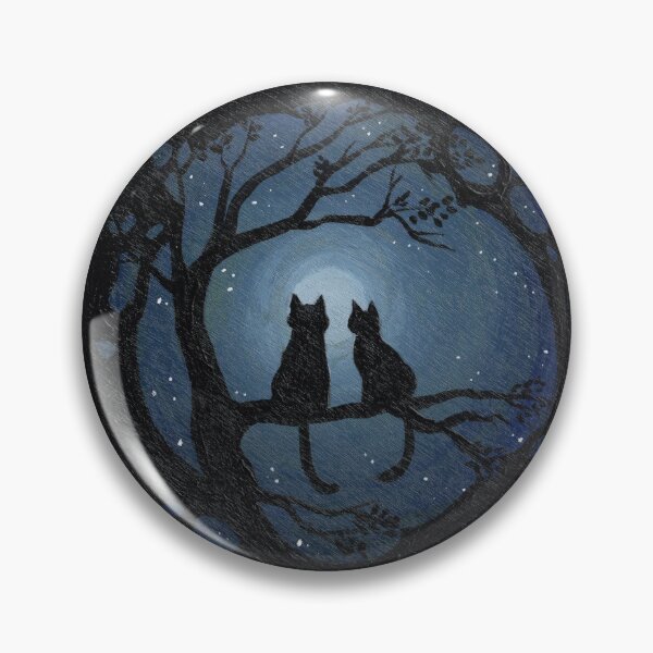 Item preview, Cats in love under the moonlight designed and sold by Tsuya Shop.