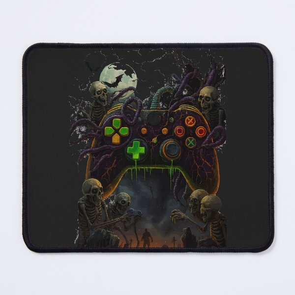 Item preview, halloween skeleton zombie gaming controler designed and sold by Uglyandcute.