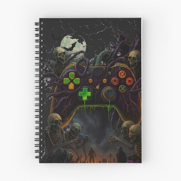 Item preview, halloween skeleton zombie gaming controler designed and sold by Uglyandcute.