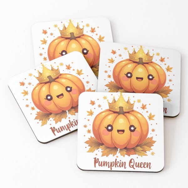 Item preview, Pumpkin Queen – Cute Fall Pumpkin with Crown Autumn Design designed and sold by AlgoCanvas.