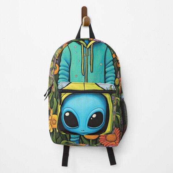 Item preview, Alien wearing a hoodie Planting Flowers designed and sold by Colin Bentham.