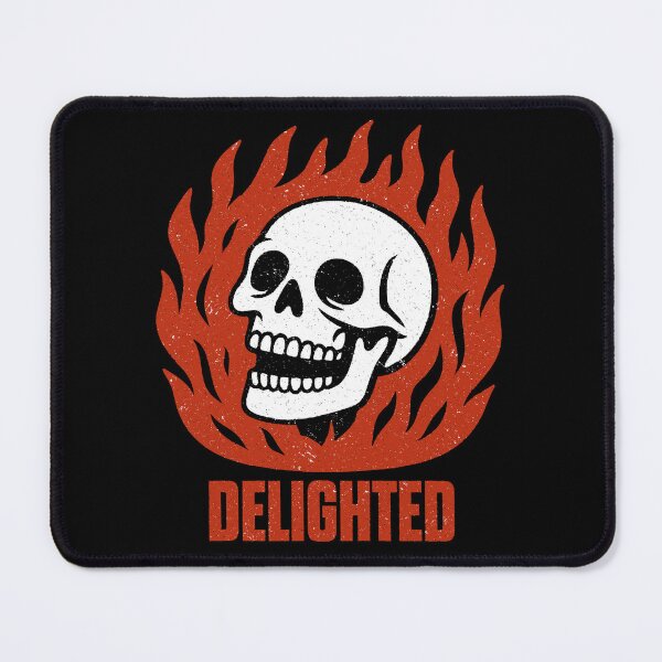 Item preview, Delighted Skull – Dark Humor Flame Design designed and sold by Dazzlement.