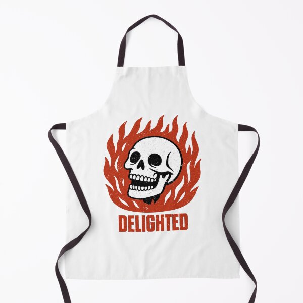 Item preview, Delighted Skull – Dark Humor Flame Design designed and sold by Dazzlement.