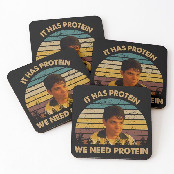Item preview, It has protein we need protein retro character vintage   designed and sold by magudraahim3.