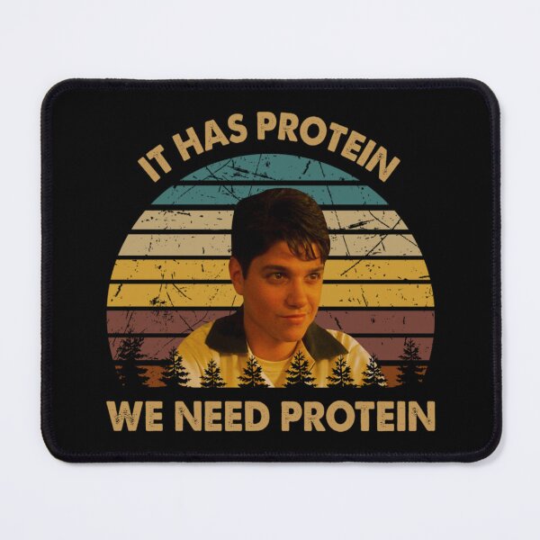 Item preview, It has protein we need protein retro character vintage designed and sold by magudraahim3.