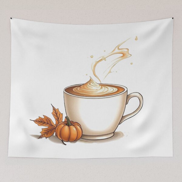 Item preview, Pumpkin Spice Coffee – Autumn Vibes Halloween Drink designed and sold by jelonkaa.
