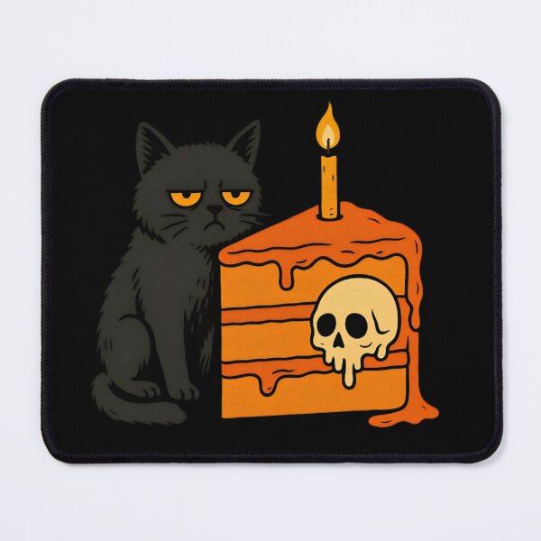 Item preview, Gothic Cat Birthday Cake designed and sold by Amr Siam.