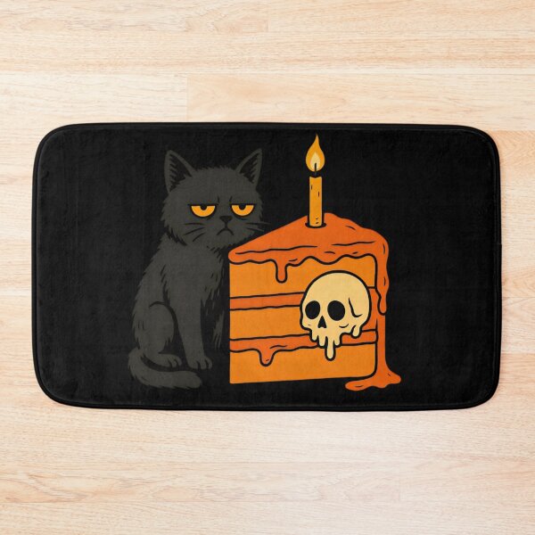 Item preview, Gothic Cat Birthday Cake designed and sold by Amr Siam.