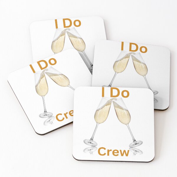 Item preview, I Do Crew champagne Glasses Wedding Party t-Shirt designed and sold by goldenquirk.