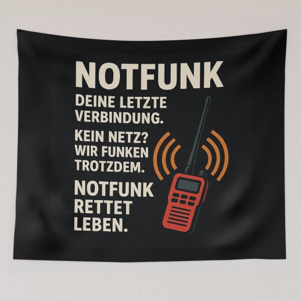 Item preview, Emergency Radio Poster – Amateur Radio & Crisis Preparedness | Emergency Radio Art designed and sold by chrisbe-.