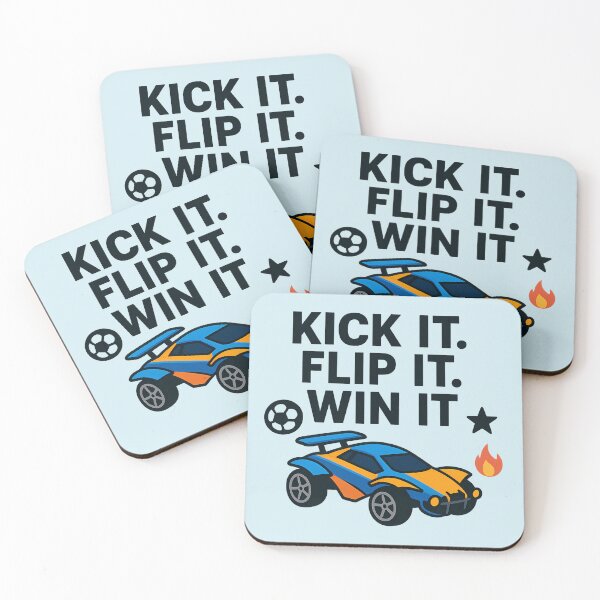 Item preview, Futuristic Car Gamer Slogan Design – Kick It Flip It Win It designed and sold by MarJul.