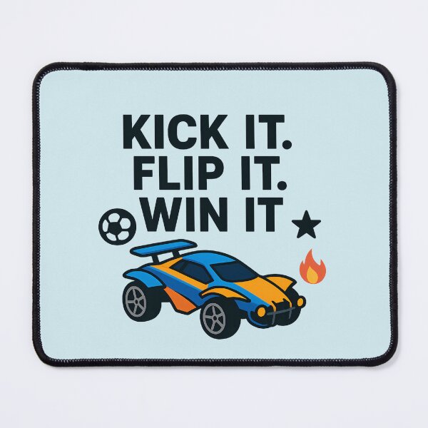 Item preview, Futuristic Car Gamer Slogan Design – Kick It Flip It Win It designed and sold by MarJul.