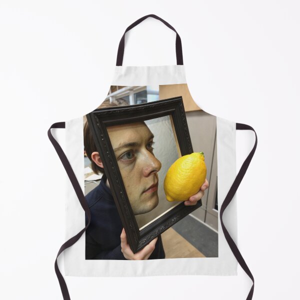 Item preview, Abstract artwork, face-frame-lemon designed and sold by DesignAFind.