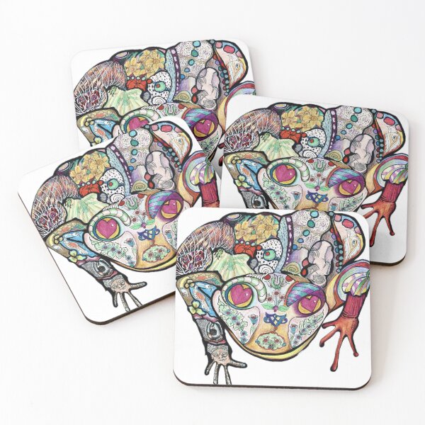Item preview, Patchwork Frog designed and sold by bibiwildstudio.