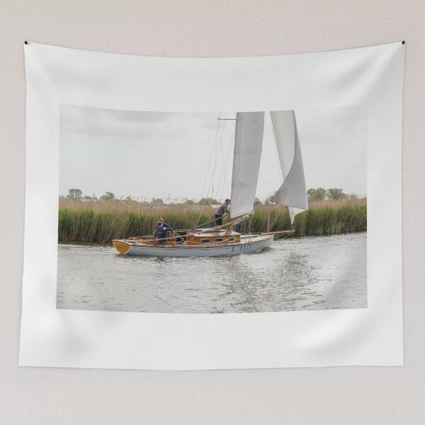 Item preview, Sail boat on the Broads designed and sold by yackers1.