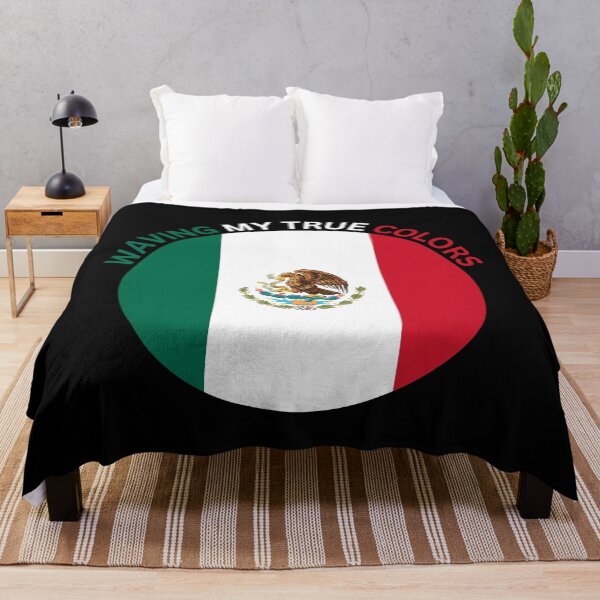 Item preview, Waving My True Colors Mexico Flag designed and sold by DesignDazzles.