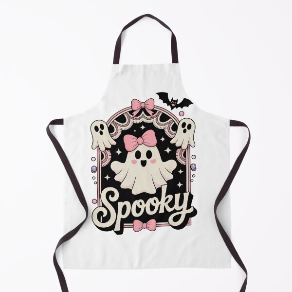Item preview, Spooky Cute Ghost, Pink Bow Kawaii Halloween, Pastel Gothic Sticker Design designed and sold by Nuch passion art.