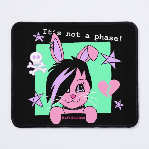 Item preview, “It’s not a phase!” Emo Bunny Rabbit designed and sold by ByMazsBoutique.