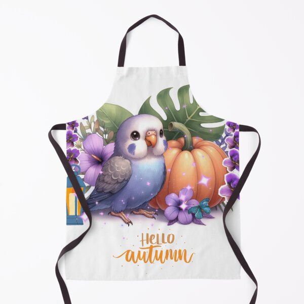 Item preview, Autumn Pumpkin Parrot – Cute Tropical Fall Bird Illustration designed and sold by Sugar Wisdom .