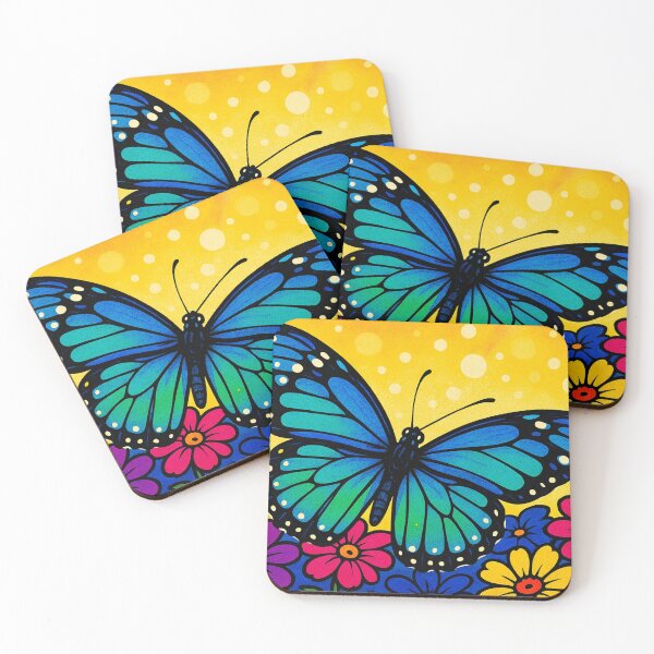 Item preview, Magical butterfly on a sea of flowers designed and sold by Sigtrix.