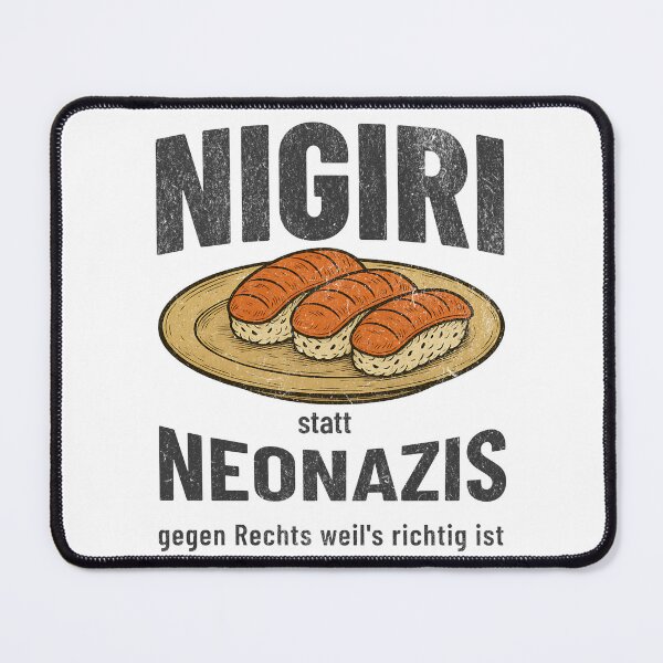 Item preview, NIGIRI instead of NEONAZIS – Political statement against the shift to the right designed and sold by VariousGoodies.