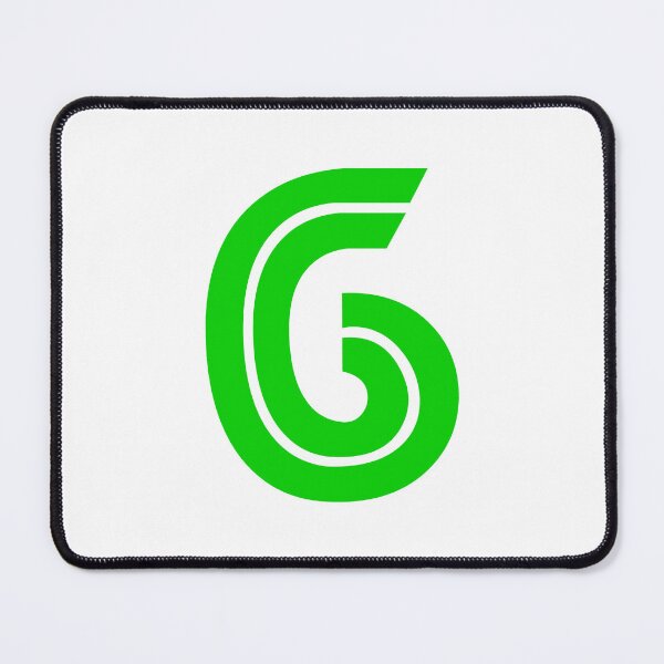 Item preview, Number 6, Green Six designed and sold by Jeallan Designs.