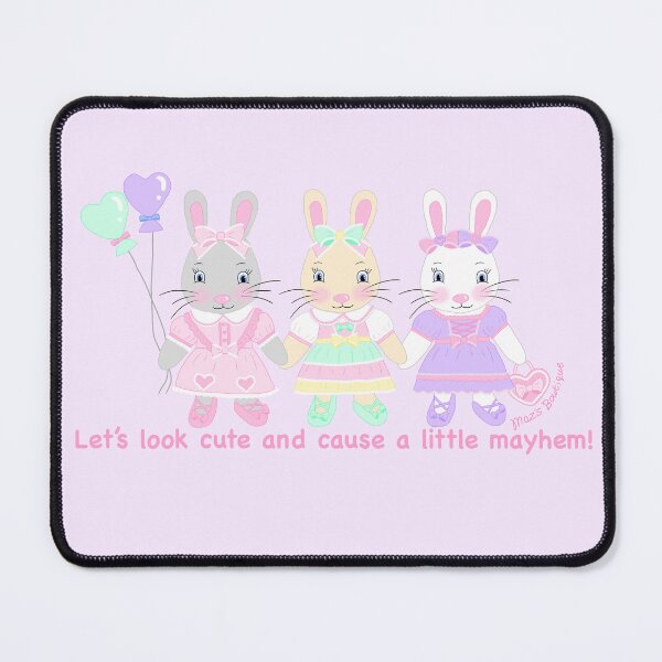 Item preview, Cute Mayhem Bunnies designed and sold by ByMazsBoutique.