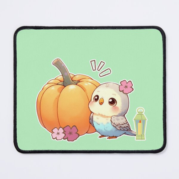 Item preview, Autumn Pumpkin Parrot – Cute Tropical Fall Bird Illustration designed and sold by Sugar Wisdom .