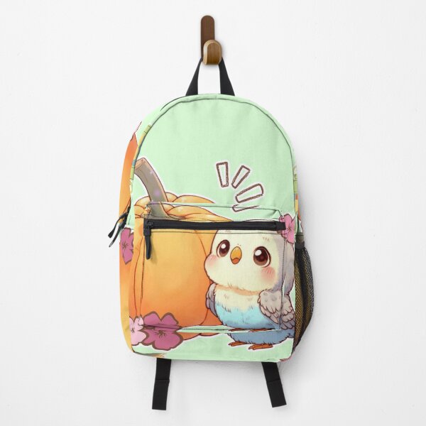 Item preview, Autumn Pumpkin Parrot – Cute Tropical Fall Bird Illustration designed and sold by Sugar Wisdom .