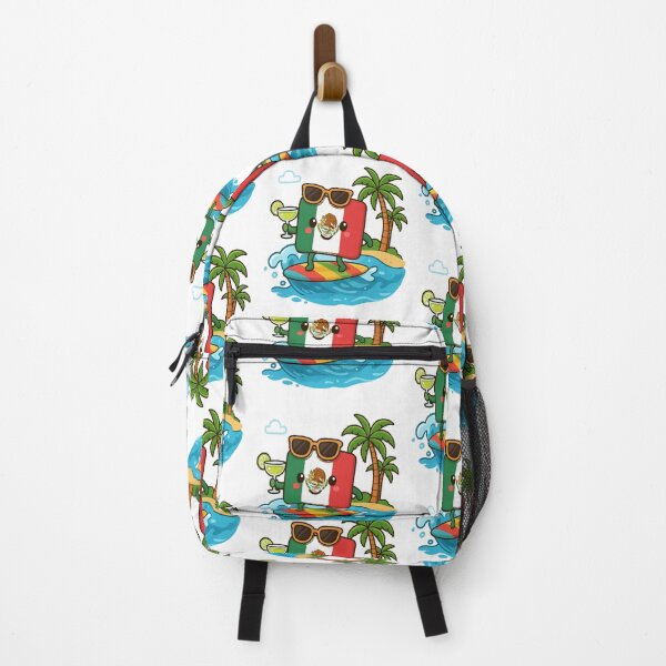 Item preview, Surfing with Mexican Pride – Kawaii Flag Celebration designed and sold by Globalcitytees.