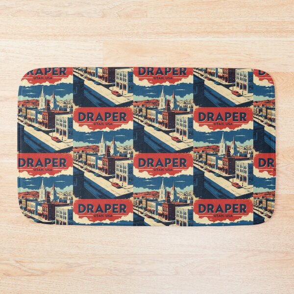 Item preview, Draper Utah 1950s USA Vintage Travel Tourism designed and sold by TravelersGems.