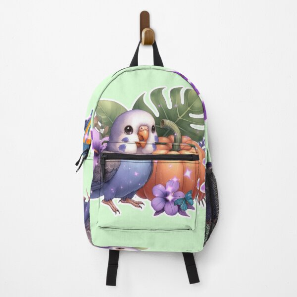 Item preview, Autumn Pumpkin Parrot – Cute Tropical Fall Bird Illustration designed and sold by Sugar Wisdom .