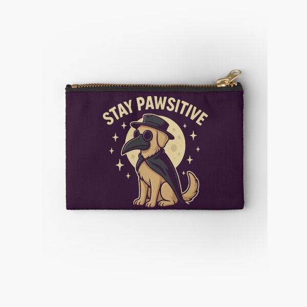 Item preview, Plague Doctor Dog stay pawsitive Halloween Design designed and sold by Meandmyshop.