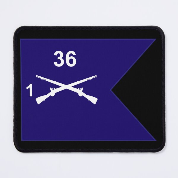 Item preview, Army - Guidon - 1st Bn 36th Infantry designed and sold by Military Insignia Products.