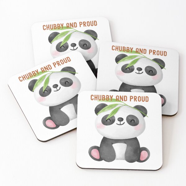 Item preview, Chubby and Proud - Panda cute animal designed and sold by HumourFunkyD.