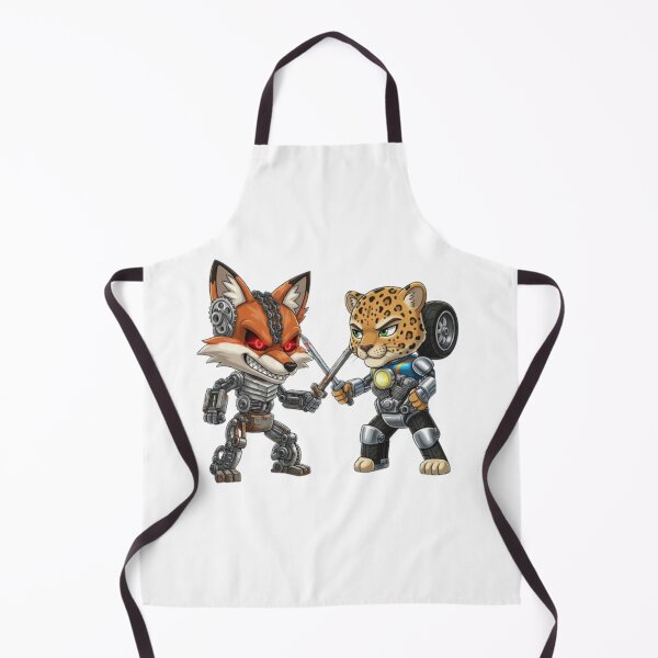 Item preview, Leopard Robot vs. Fox Robot designed and sold by PP&RAINBOW SHOP.