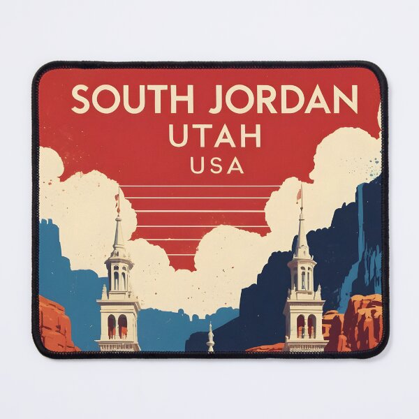 Item preview, South Jordan Utah 1950s USA Vintage Travel Tourism designed and sold by TravelersGems.