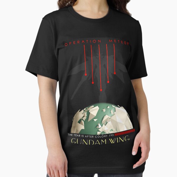 Gundam Wing ブラック長袖Tシャツ Gundam Wing ブラック長袖Tシャツ