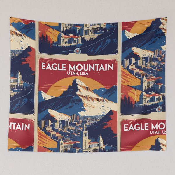 Item preview, Eagle Mountain Utah 1950s USA Vintage Travel Tourism designed and sold by TravelersGems.