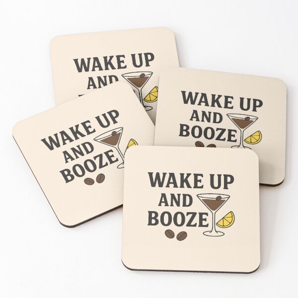 Item preview, Wake Up and Booze designed and sold by musthavewords.