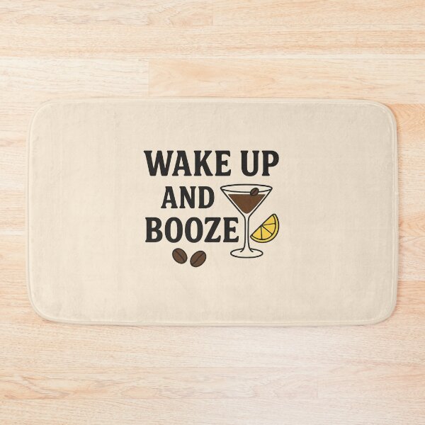 Item preview, Wake Up and Booze designed and sold by musthavewords.