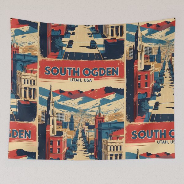 Item preview, South Ogden Utah 1950s USA Vintage Travel Tourism designed and sold by TravelersGems.