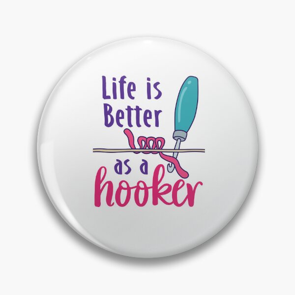 Item preview, Funny Rug Hooking Life Is Better as a Hooker designed and sold by jaygo.