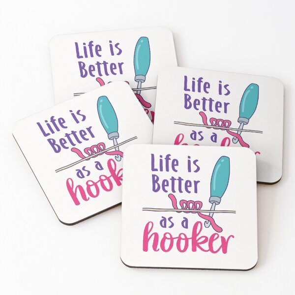 Item preview, Funny Rug Hooking Life Is Better as a Hooker designed and sold by jaygo.