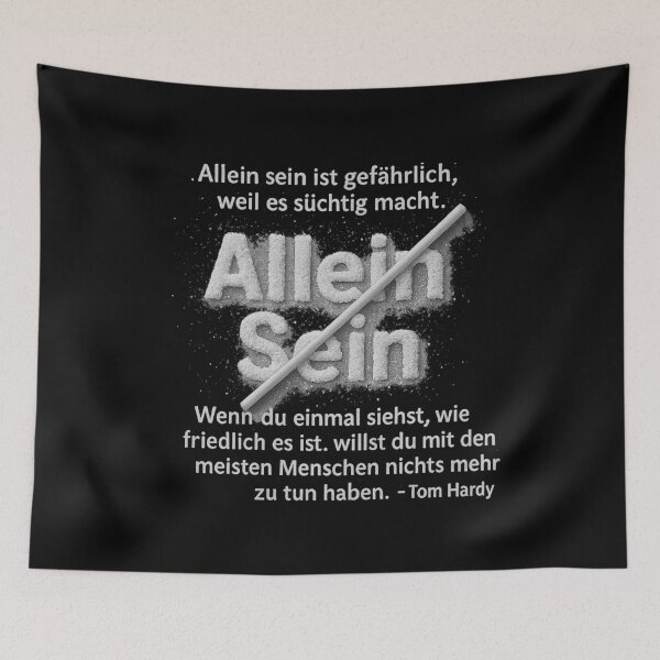 Item preview, Being alone is addictive designed and sold by Sabber-and-Swag.