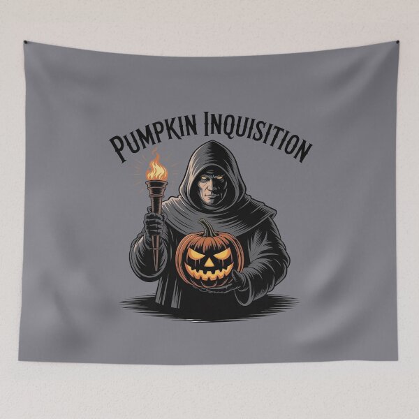Item preview, Pumpkin Inquisition – Gothic Halloween designed and sold by WikaKowalczyk.