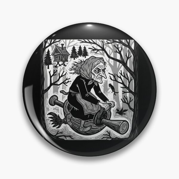 Item preview, Baba Jaga in the Forest designed and sold by KunoKR.
