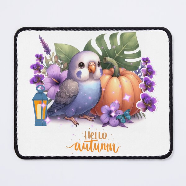 Item preview, Autumn Pumpkin Parrot – Cute Tropical Fall Bird Illustration designed and sold by Sugar Wisdom .